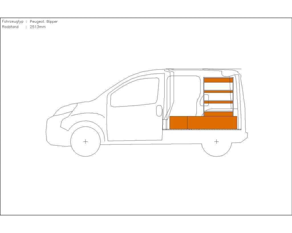 Fiat Fiorino L Houten Inrichting En Betimmering Bodemladesysteem Met